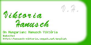 viktoria hanusch business card